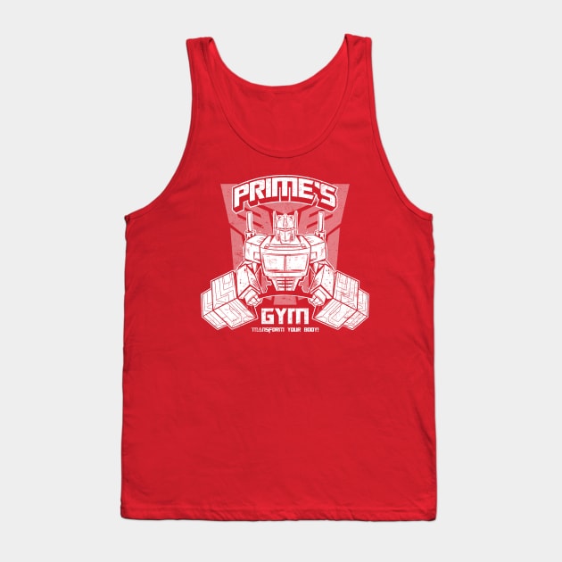 Prime's Gym Tank Top by CoinboxTees